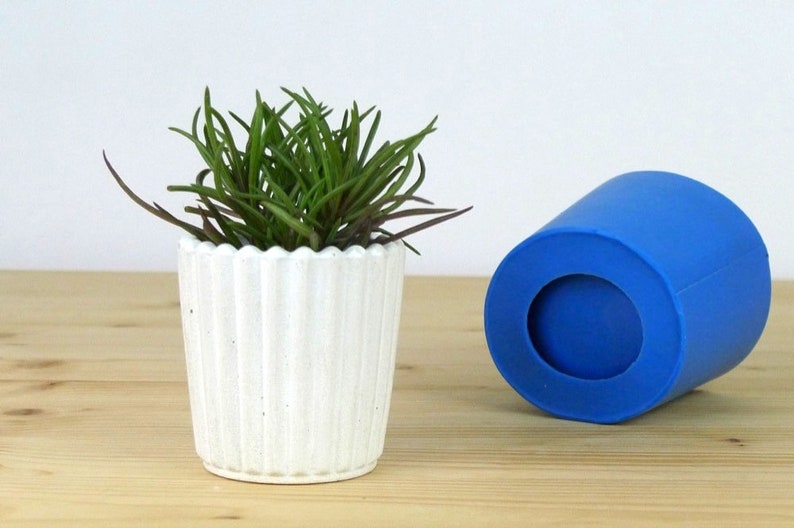 Concrete Planter Mold Silicone Concrete Mould Concrete Pot Etsy