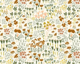 Au Naturel, Meadow Cream, PB Textiles - 1/2 Yard Cut