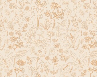 Au Naturel, Field of Flowers, PB Textiles - 1/2 Yard Cut