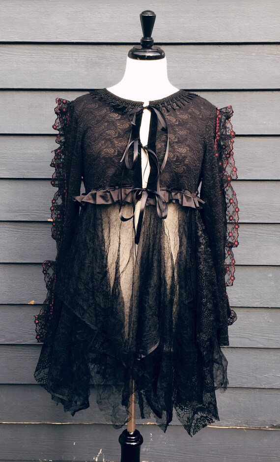 black gypsy dress