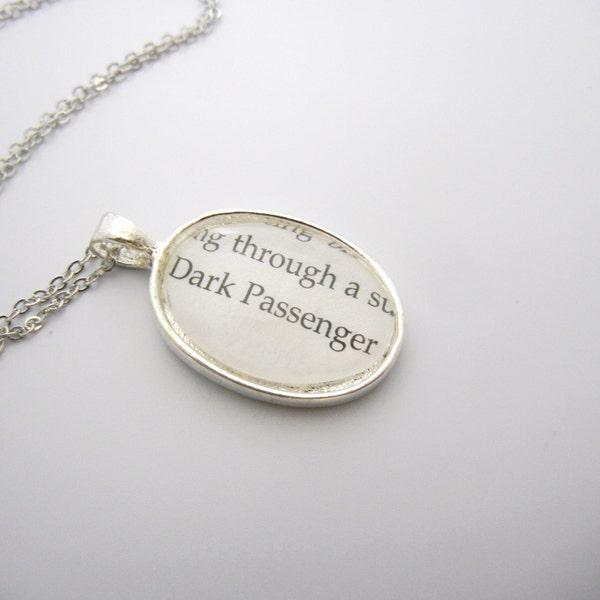 Dexter Morgan "Dark passenger"  Book charm necklace