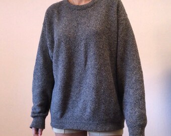 Vintage Grunge Utility Knit With Pocket (M)