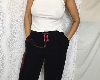 dressy velvet pants