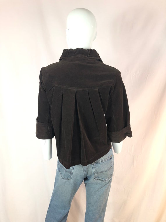 Vintage 90s brown cropped coat