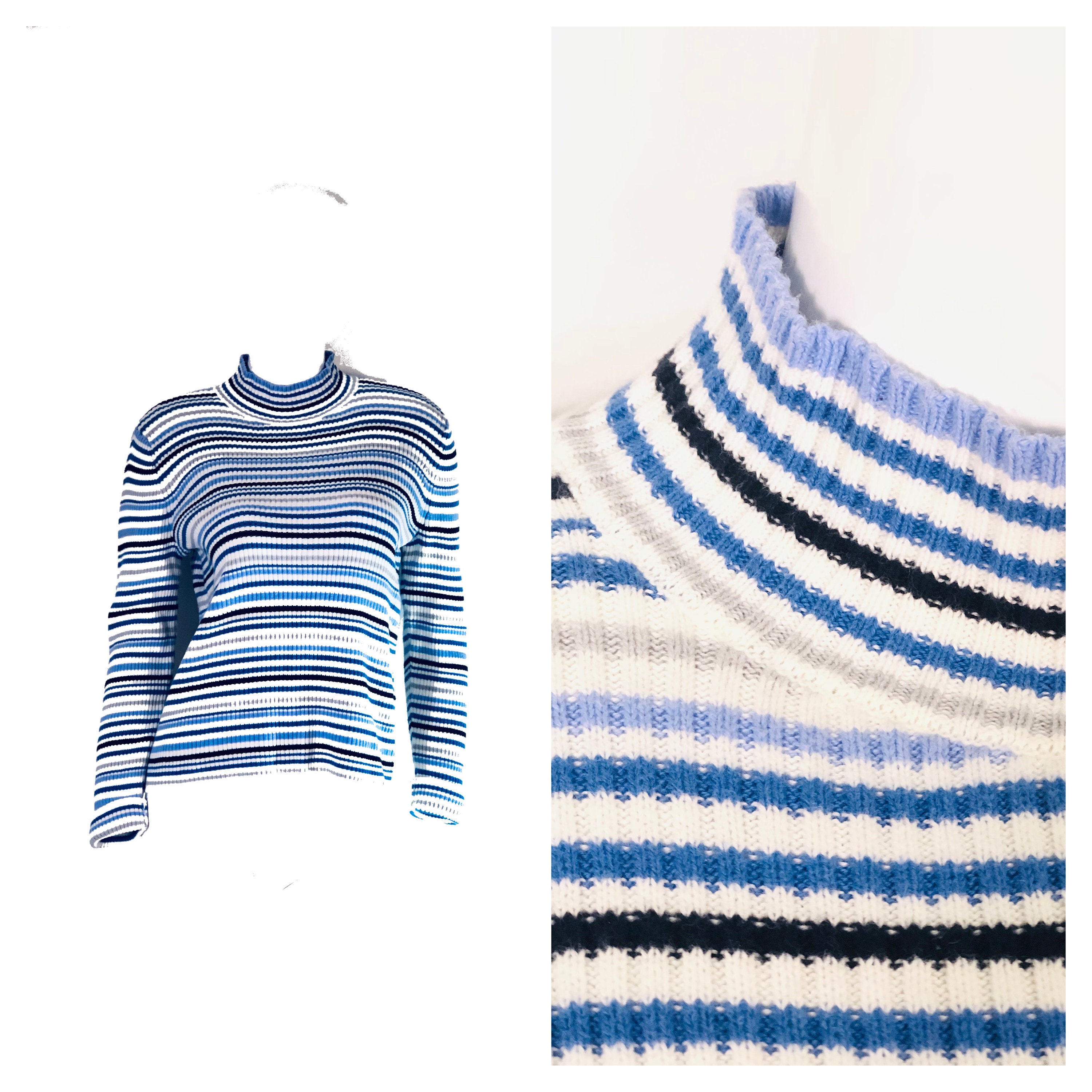 90s striped sweater