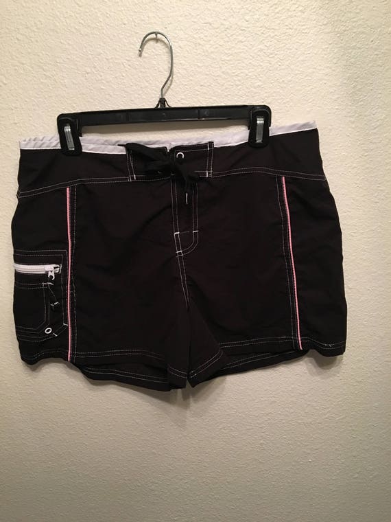 black swimming shorts womens