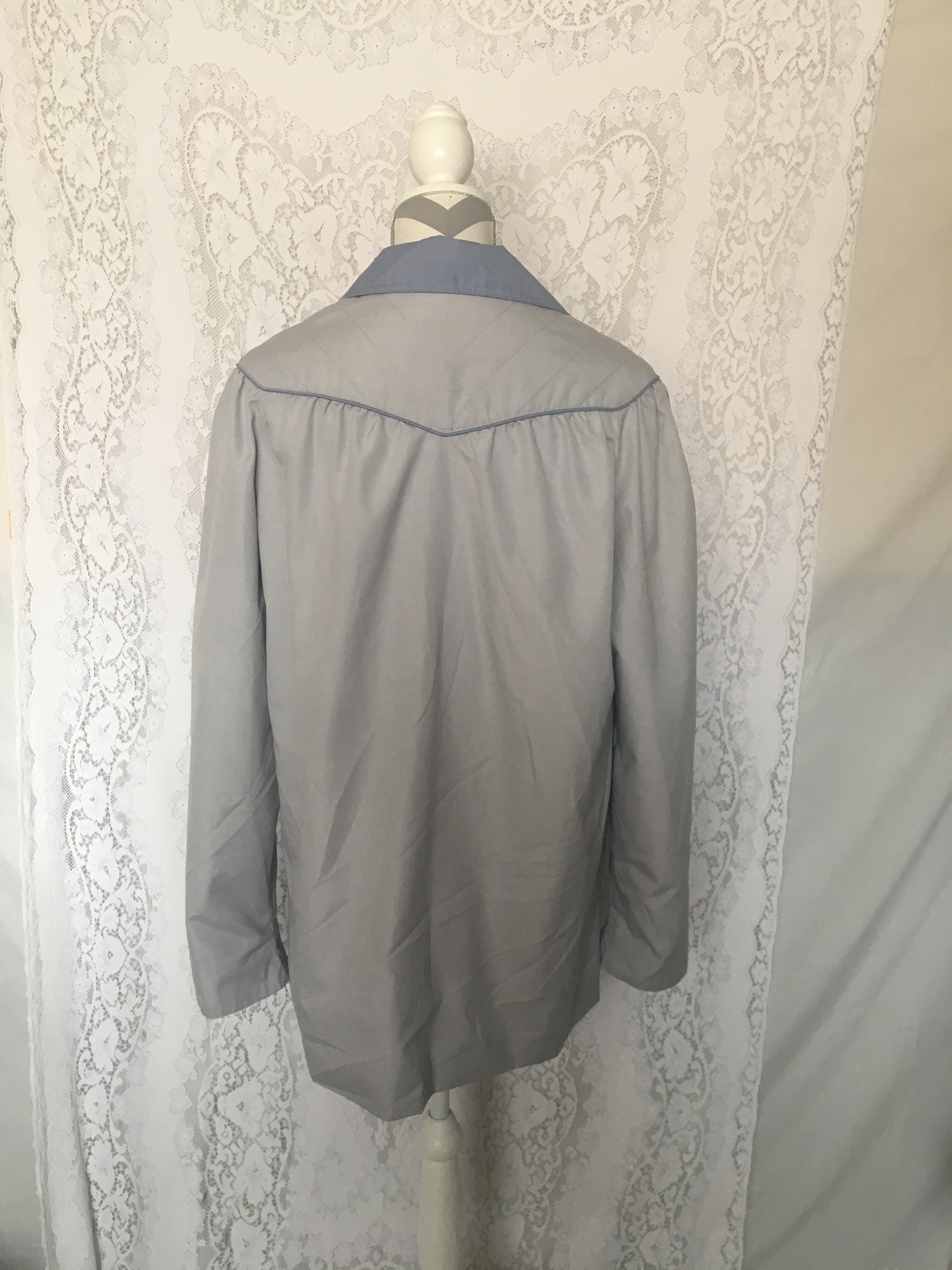 Vintage granny coat/old lady jacket/light coat/housewife | Etsy