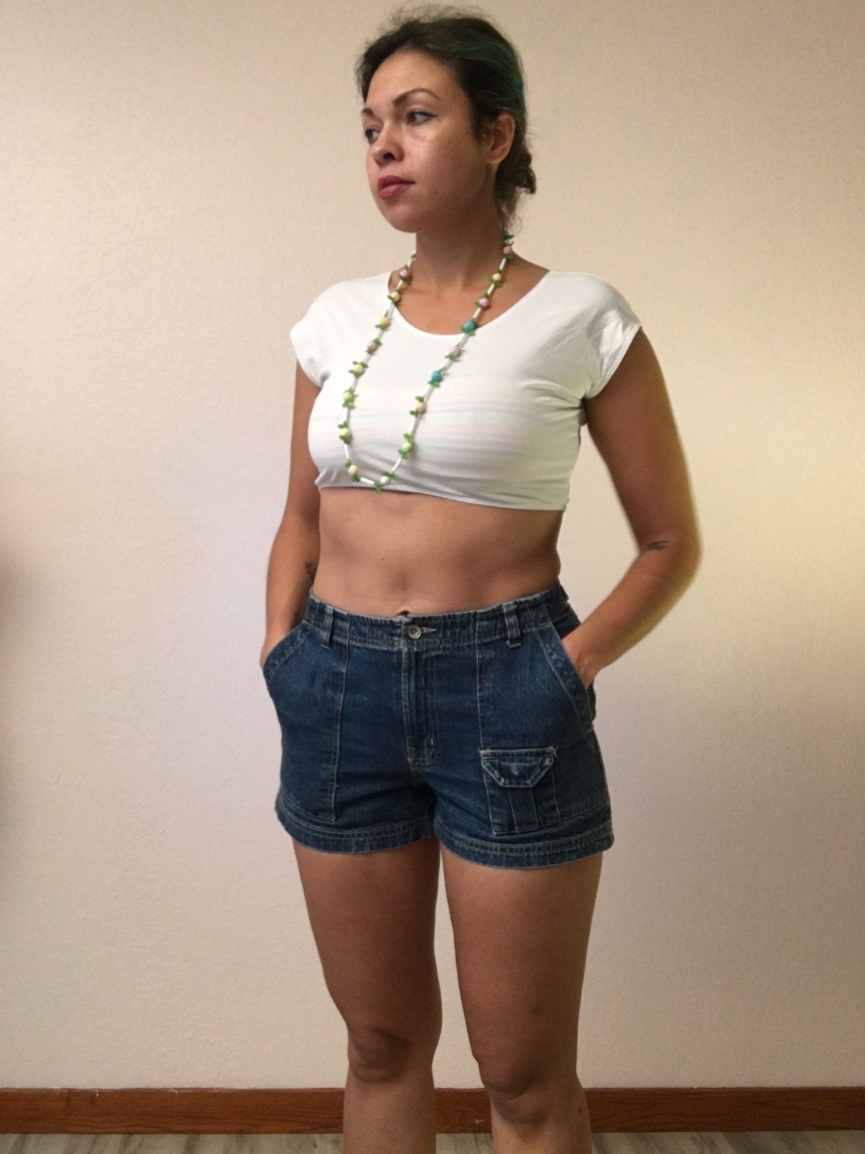 90s Short Shorts/vintage Denim Shorts 