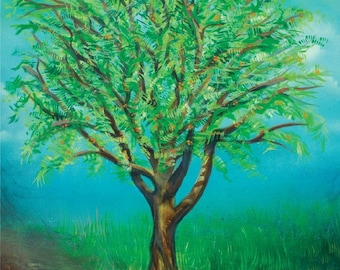 Poster - Backyard Tree