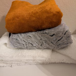 Fabric Bundle, 1/2 pound assorted furry fabrics, soft fabric bundle, minky fabric, faux fur