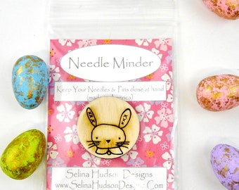 Easter Bunny Needle Minder- needle minder bunny cute