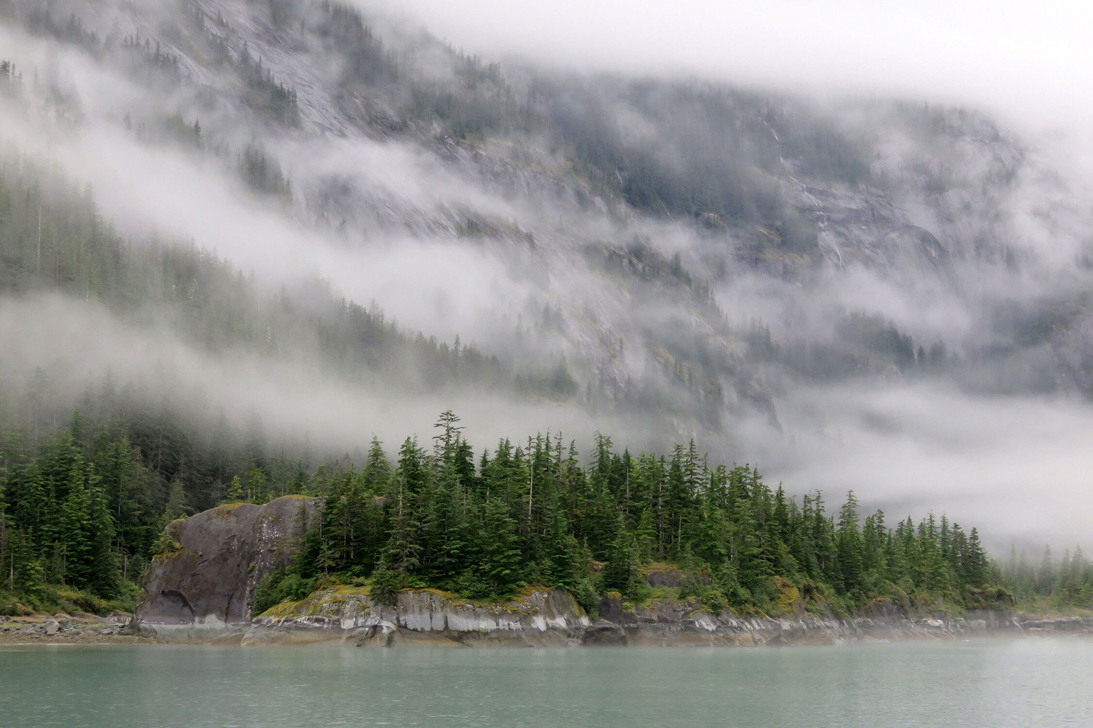 Nature Photograph Endicott Arm Fjord Island Alaska Etsy