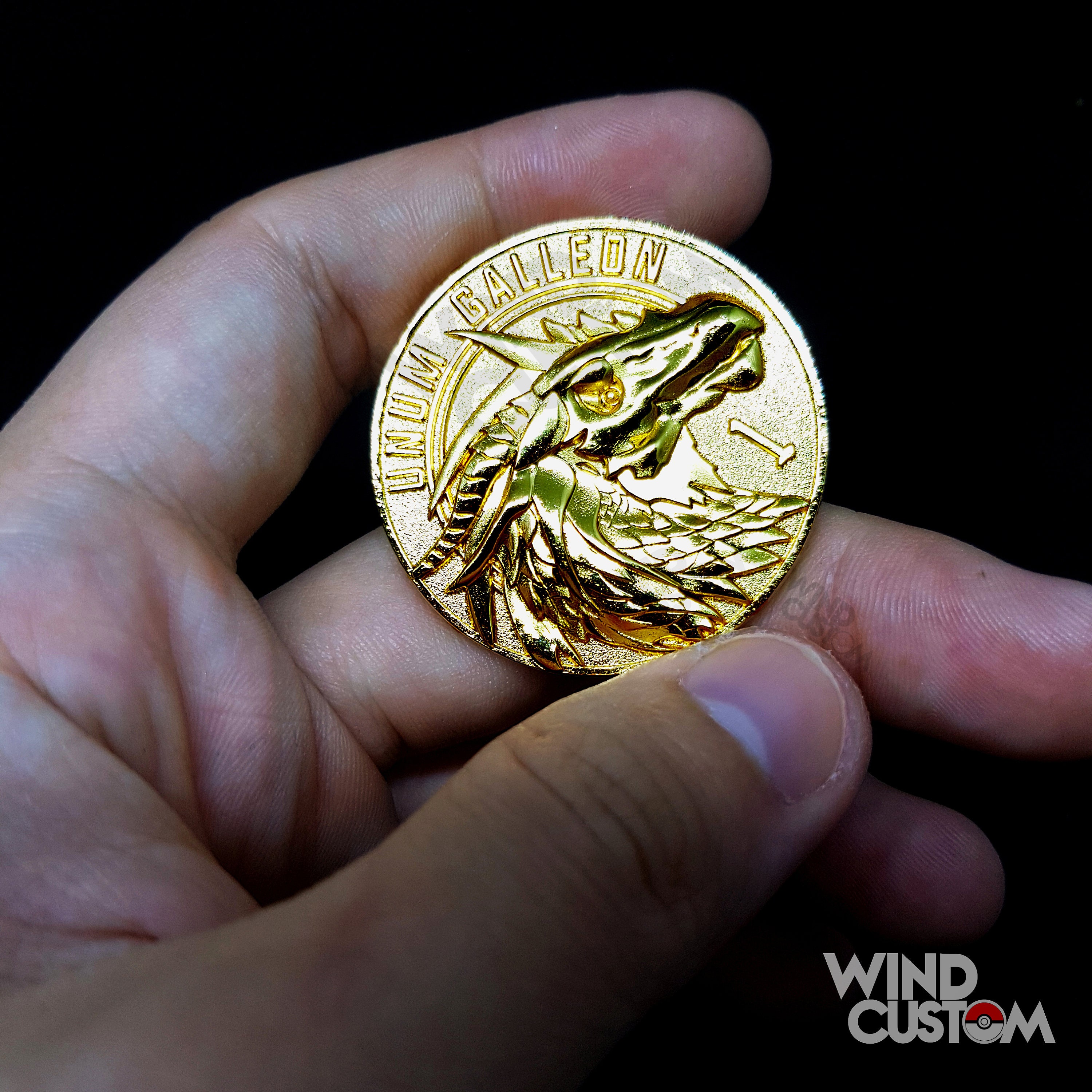 Harry Potter Gold Coin One Galleon 24K REAL GOLD PLATED Etsy