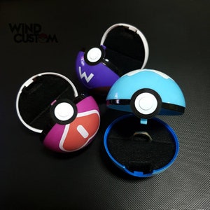 Customized Ringholder, Pokeball Inspired, Proposal Ring case image 5