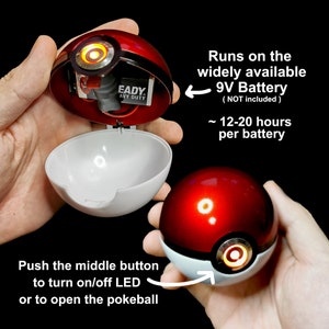 Pokeball mit Ringlicht, Pokemon cosplay must have Bild 8