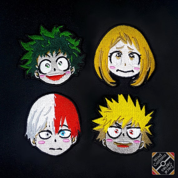 My Hero Academia Team Patch Set Of 3 Iron//Sew On Patch