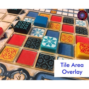 Azul TILE AREA Player Board Overlay