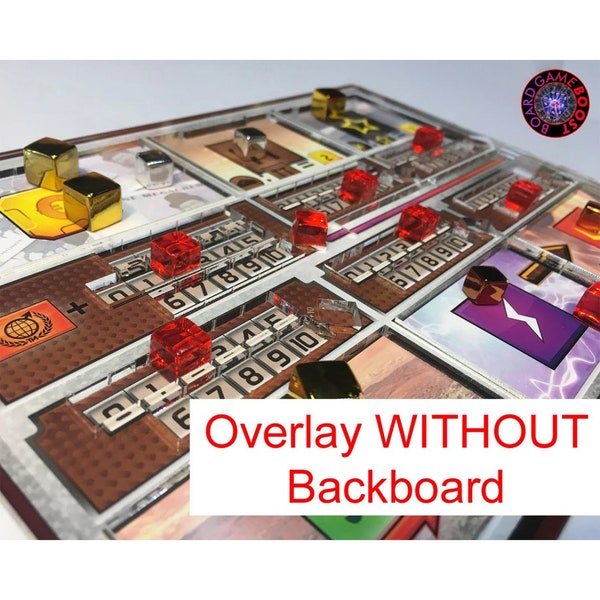 Terraforming Mars Player Mat Overlay ONLY (no backboard)