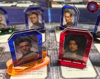 Battlestar Galactica Character Stands
