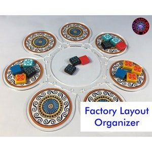 Azul/Azul: Stained Glass of Sintra Factory Layout Organizer