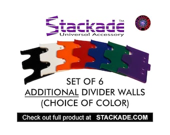 Additional Divider Walls (Set of 6) for Stackade™