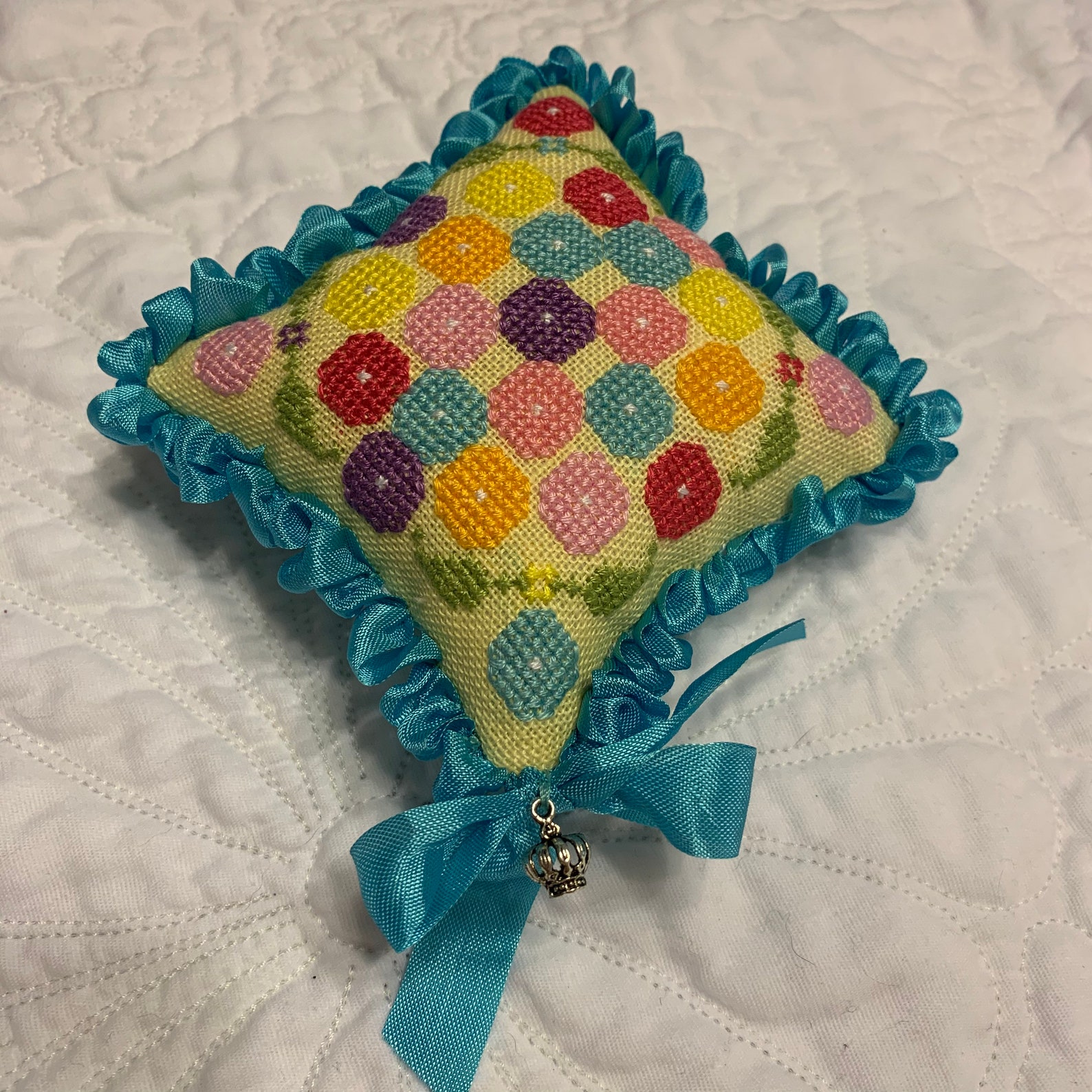 Cross Stitch Pillow Finishing Service / Photos are examples Etsy