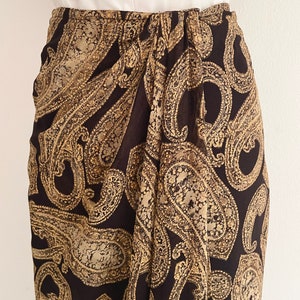 1990s Emanuel Ungaro Plaid Wrap Skirt