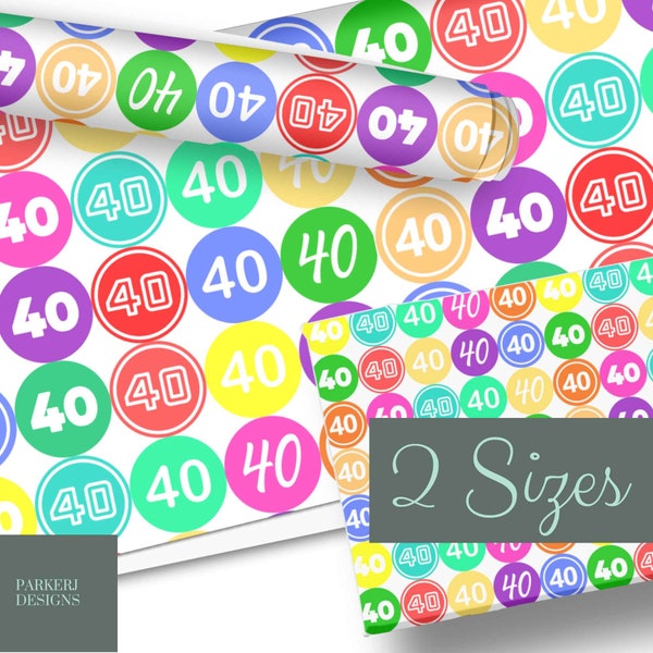 40th Birthday Gift Etsy