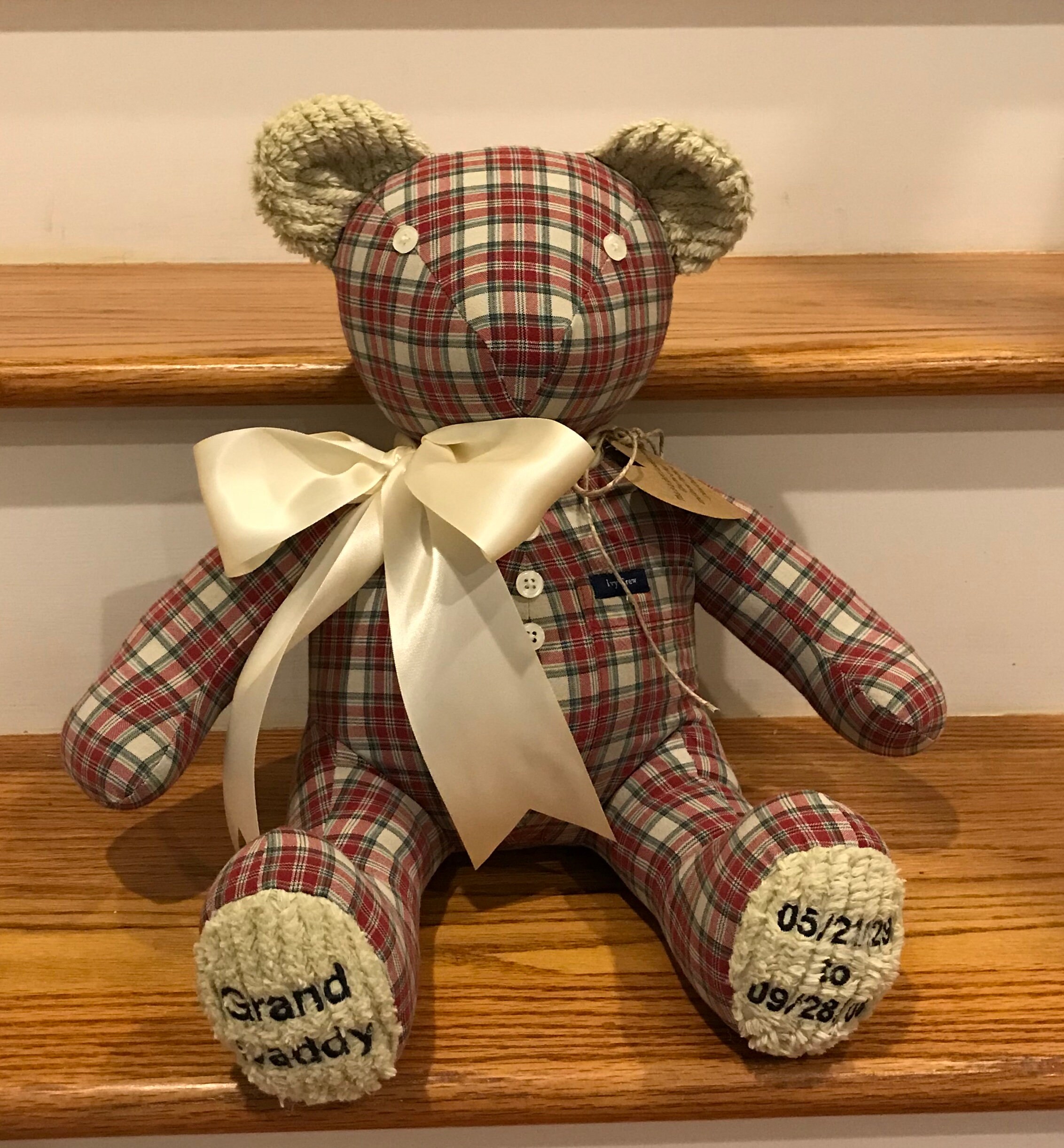 memory pillows and bears