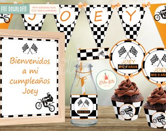 Hot Wheels Printable Kit Instant Download Editable Texts Etsy