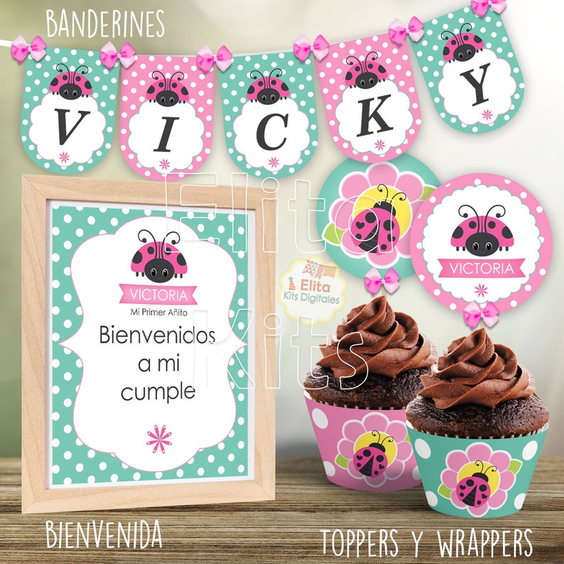 Printable Kit Vaquitas De San Antonio Rosas Baby Etsy Printable Kit Vaquitas De San Antonio Rosas Baby Etsy