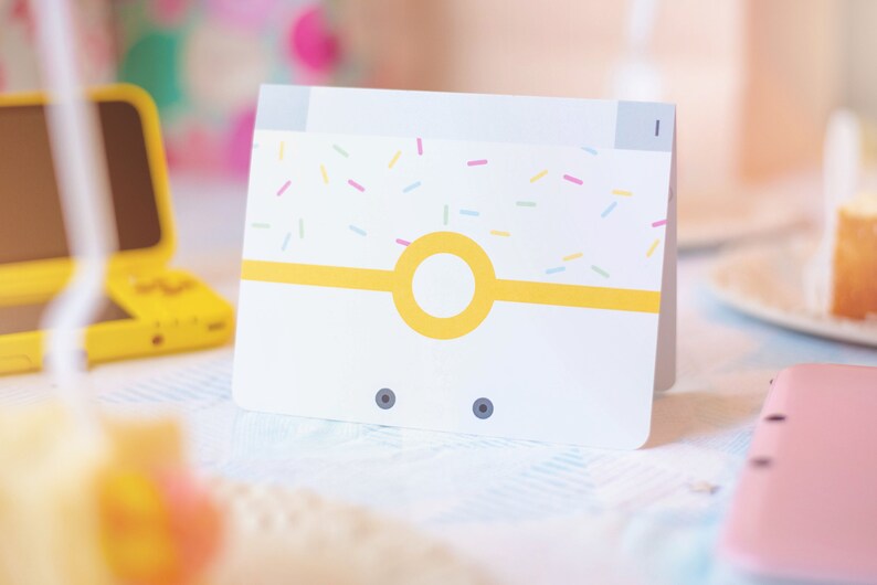 Nintendo Birthday Card Cute Birthday Card Geek Greeting Etsy