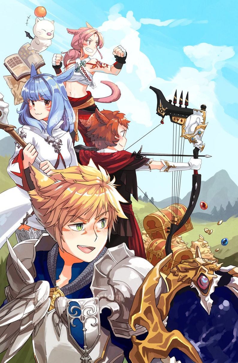 Light Party Ffxiv Final Fantasy Art Final Fantasy Print Etsy Light Party Ffxiv Final Fantasy Art Final Fantasy Print Etsy