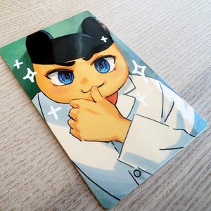 Ikemen Mametchi Idol Tamagotchi Glossy Photocard | tamagotchi fanart, tamagotchi photocard, handsome mametchi, virtual pet merch