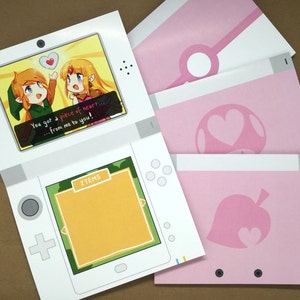 Tarjeta de San Valentín de Nintendo / linda tarjeta de San Valentín, tarjeta de felicitación geek, tarjeta de San Valentín para jugadores, tarjeta de videojuego, tarjeta geek, tarjeta de felicitación para jugadores