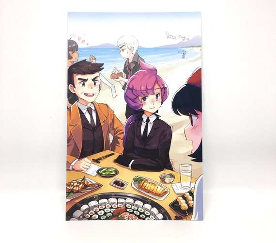 Ultra Beast Celebration Pokemon Sun And Moon Pokemon Print Video Game Print Anime Print Gamer Gift Small Art Print Small Anime Print