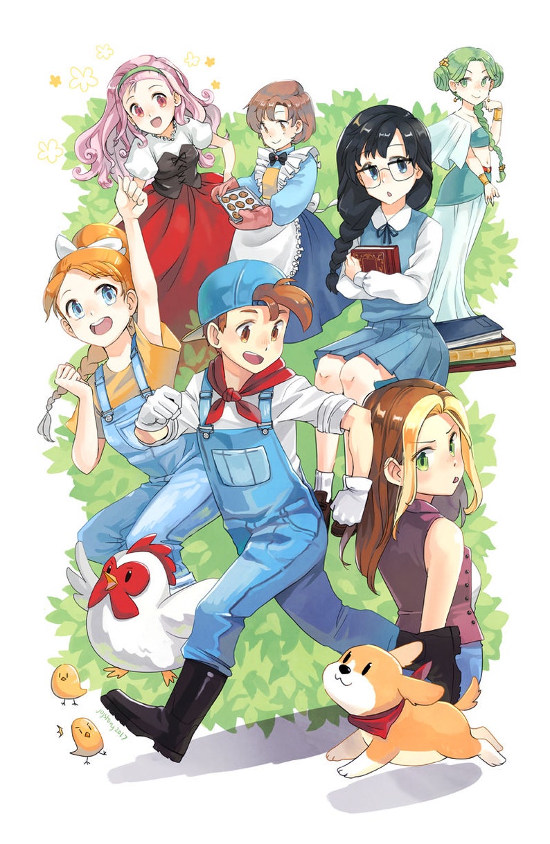 Harvest Moon Life Harvest Moon Poster Harvest Moon Game Etsy Harvest Moon Life Harvest Moon Poster Harvest Moon Game Etsy
