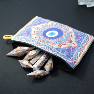 Exotic Oasis Dice Bag Oriental Design DnD Dice Pouch Middle Eastern & Central Asian Motifs image 4