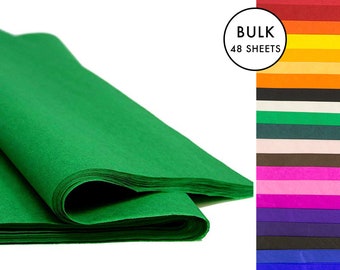 Green Tissue Paper Emerald Tissue Paper Grass Color Tissue Etsy