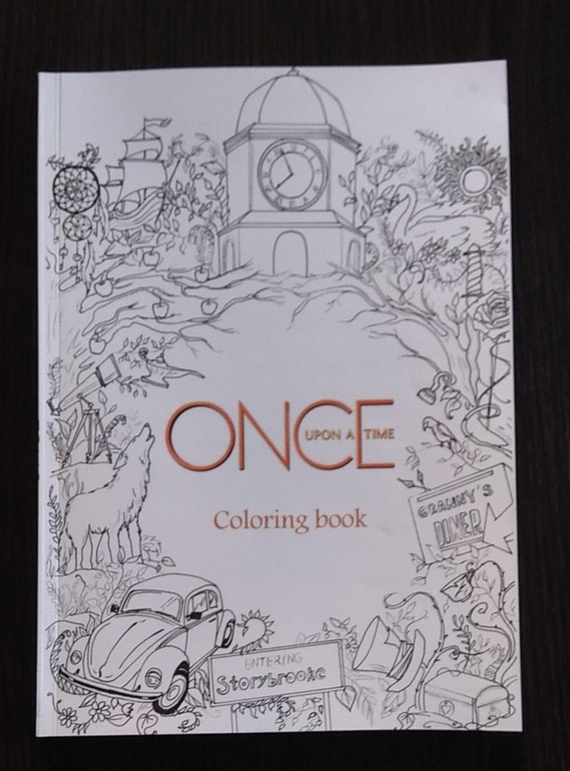 Once Upon A Time Coloring Book Etsy