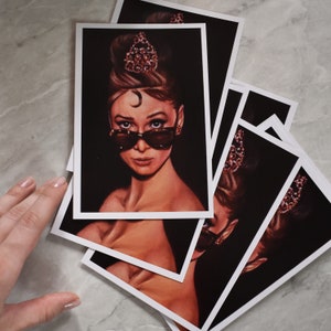 Audrey Hepburn postcards
