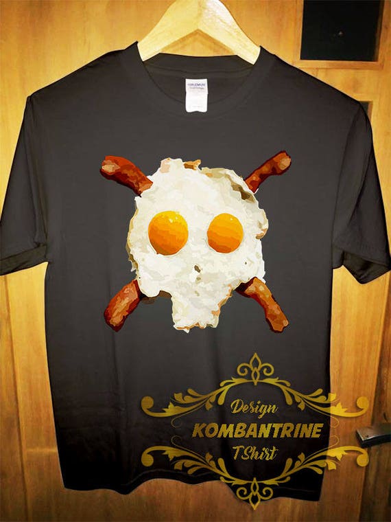 T-shirt chemise Bacon oeufs Skull de Tee Bacon drôle de Skull cadeau unisexe d55fec T-shirt chemise Bacon oeufs Skull de Tee Bacon drôle de Skull cadeau unisexe d55fec