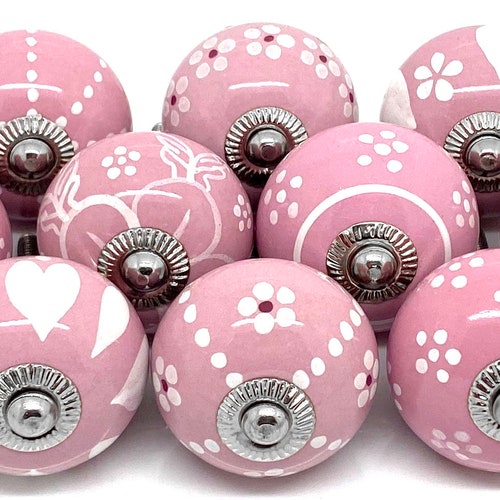 Set of 6 Ceramic Door Knobs Designed by & Exclusive to These Etsy UK