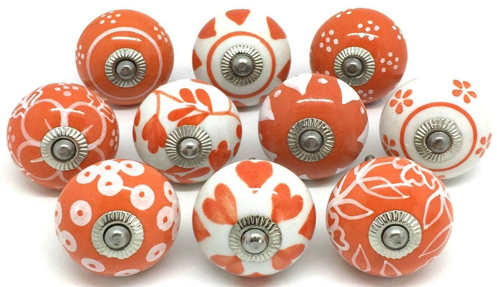 Set of 10 Ceramic Door Knobs Designed by & Exclusive to These Etsy UK
