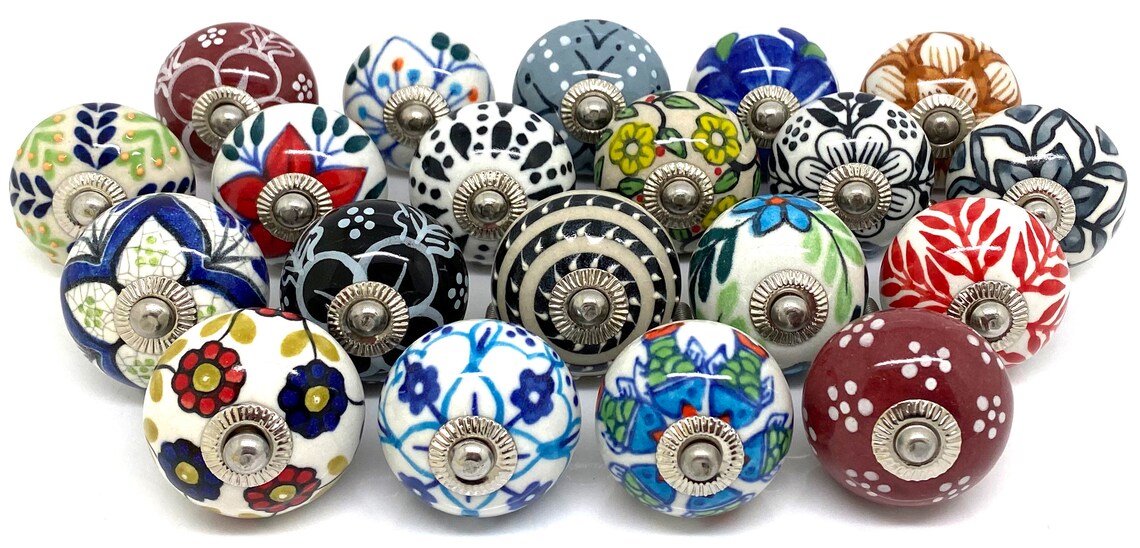 Set of 20 Ceramic Door Knobs Designed by & Exclusive to These Etsy — free download