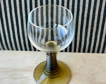 Vintage 1970 Bavarian Germany Pasco Green Wine Glass