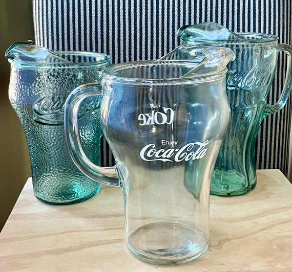 ヴィンテージ コカ・コーラ ピッチャー：グリーンペブルガラス、64 