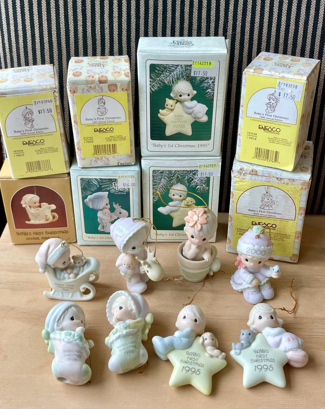 Precious Moments Baby's First Christmas Ornament: Dated Collectible ...