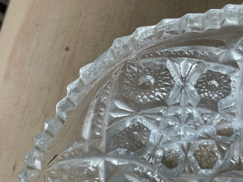 Vintage Clear Depression Glass Dessert Bowls Etsy