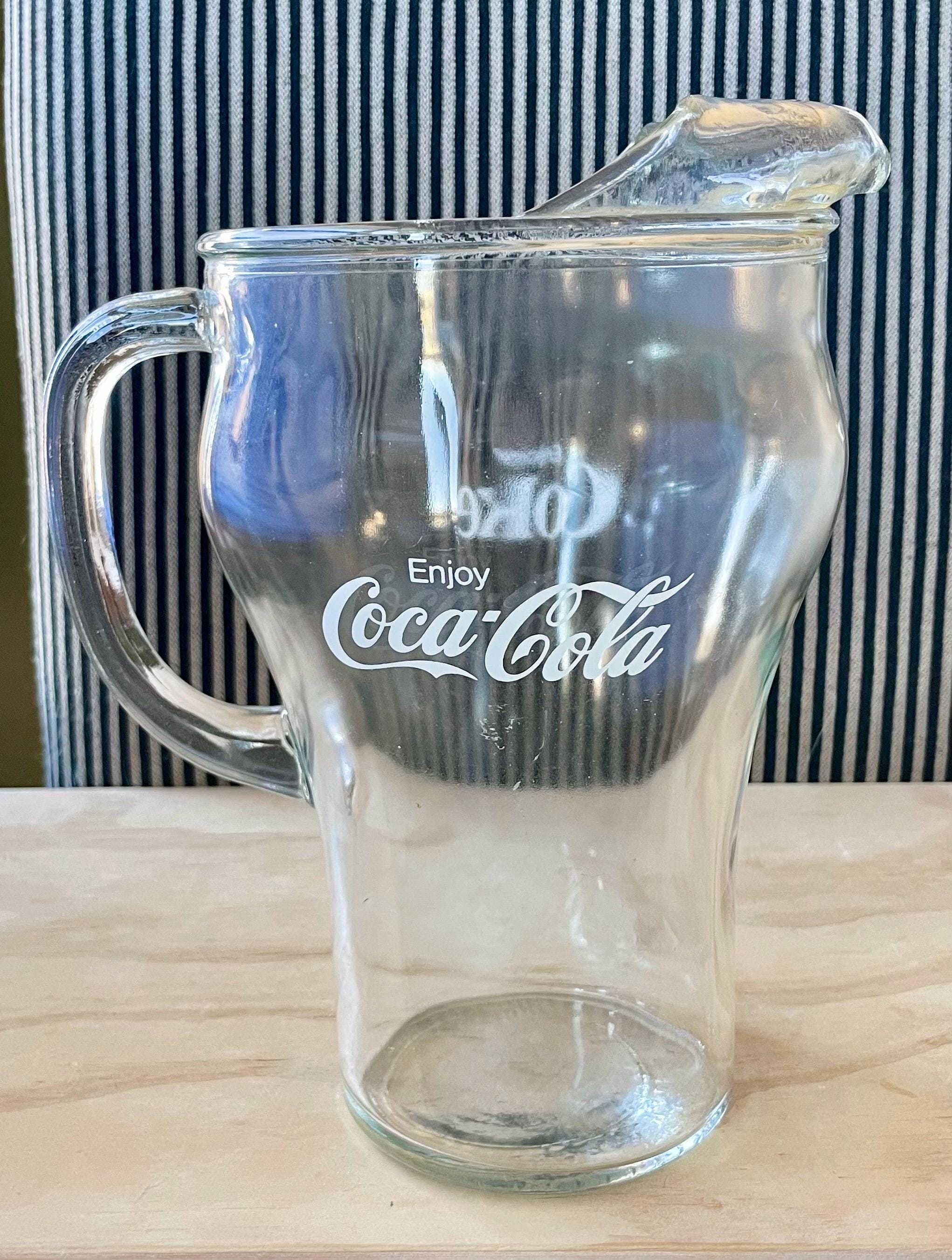 ヴィンテージ コカ・コーラ ピッチャー：グリーンペブルガラス、64 